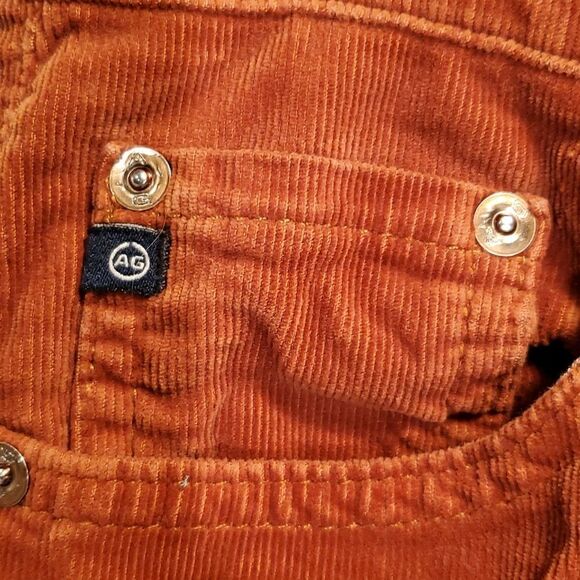 Adriano Goldschmied The Stevie slim straight orange corduroys - Picture 5 of 13